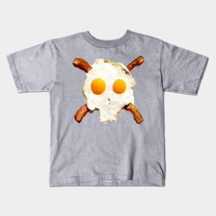 Eggs Bacon Skull Kids T-Shirt